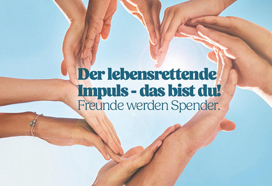 Freunde werden Spender