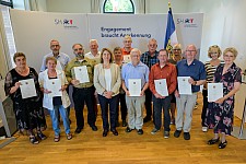 Gruppenfoto der Spenderehrung in Kiel 