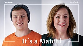 it's a match keyvisual plakatmotiv kampagne