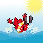 grafik-maskottchen-sommer-sonne-blutspende-tröpfli
