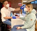 Temperaturmessung vor der Blutspende
