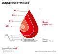 Verteilung der Blutgruppen