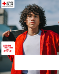 "Leben retten hat Style" - Motiv 1 mit Freifeld | Format 4:5