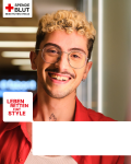 "Leben retten hat Style" - Motiv 1 mit Freifeld | Format 4:5 