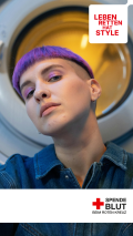 "Leben retten hat Style" - Motiv 7 mit Freifeld | Format 9:16