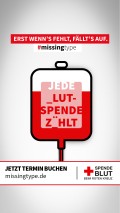 "missingtype 2026" Jede Blutspende zählt | Format 9:16