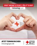 "missingtype 2026" Weltblutspendetag | Format 4:5